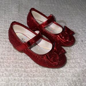 Sparkly Red Kids Shoes